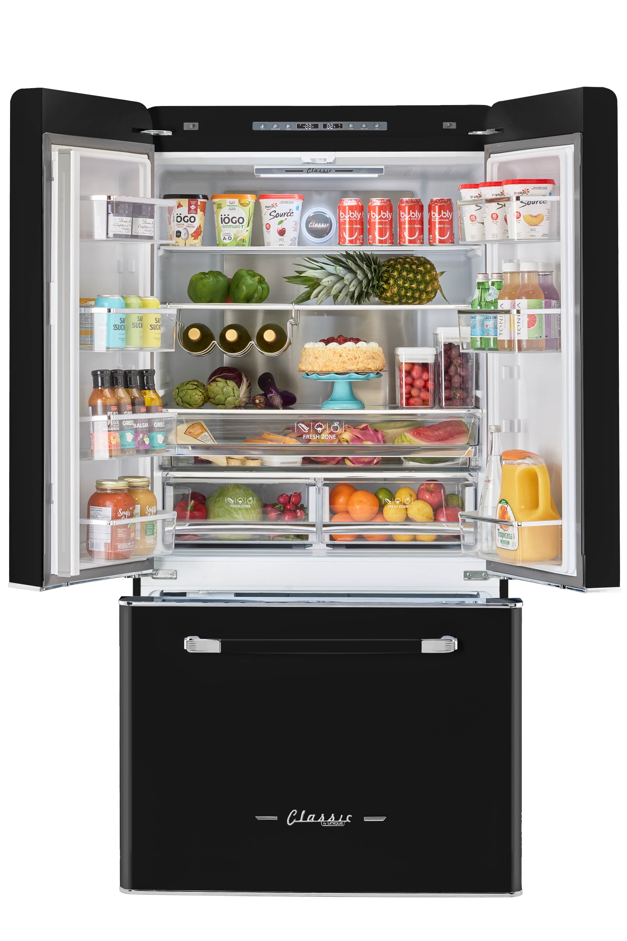 Unique Appliances Ugp-595Lac Classic Retro Pro 36" Wide 21.4 Cu. Ft. Energy Star Certified