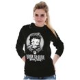 thumbnail image 4 of Biker Betty Boop Cartoon Born to Ride Women Plus Size Long Sleeve Tee Brisco Brands 3X, 4 of 6