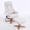 Beige Cloth, variant on WanKaMom Heated Massage Recliner, Recliner Massage Chair with Ottoman, 360° Swivel Recliner Chair, Stressless Recliner with Ottoman for Living Room Bedroom