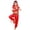 0&&Red765, variant on Lullu Girls Belly Dance Stage Performance Crop Top Mesh Pants with Accessories, Sizes 3-12