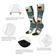 thumbnail image 4 of Saiise Scooby-Doo J Funny Socks Men Women Boys Kids Adults Novelty Graphic Crew Tube Socks Crazy Design Casual Dress Socks for Sports,Running,Travel, 4 of 7