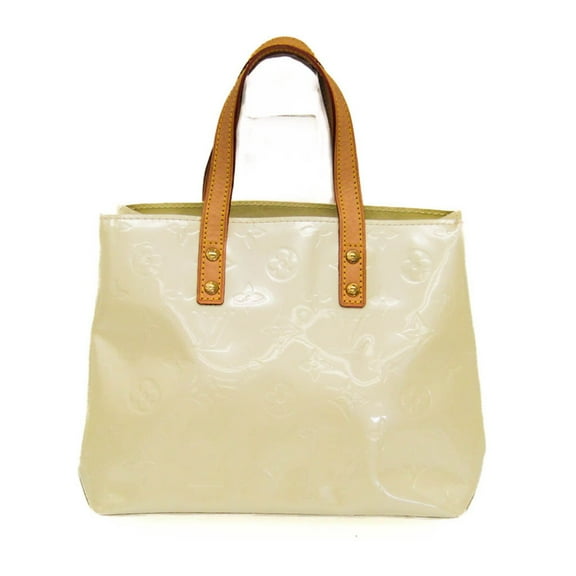 Pre-Owned Louis Vuitton Monogram Vernis Reade PM M91336 Women's Handbag Pearl (Good)