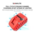 thumbnail image 4 of Li-ion Battery Charger LED Display Electronic USB Plastic 4A DIY Batteries Charging Adapter Craftsman Power Replacement for Hilti 12V UK Plug, 4 of 8
