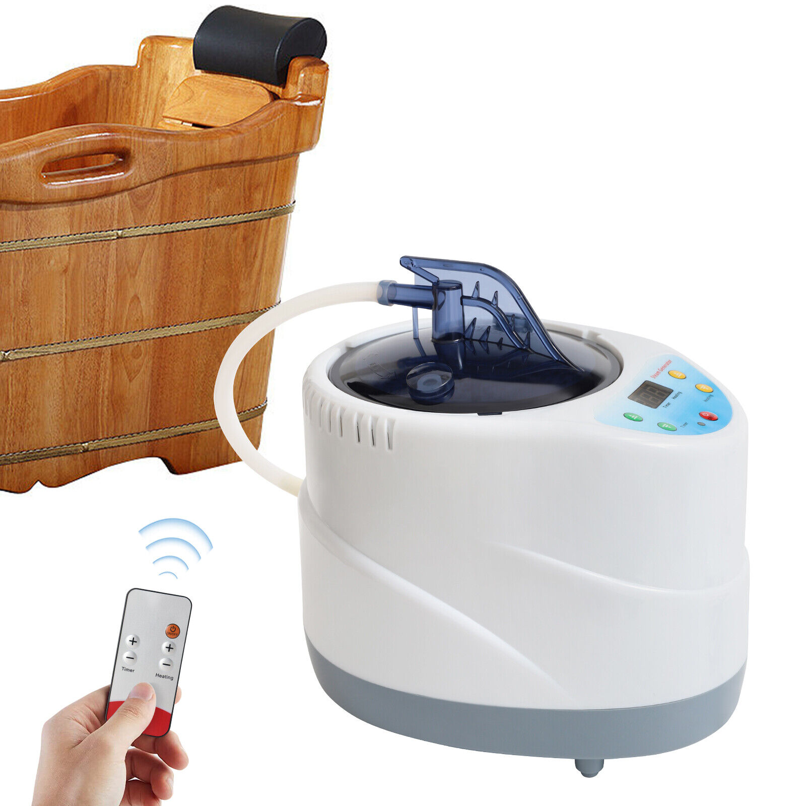 4L Portable Sauna Steamer SPA Steaming Machine Generator Pot Evaporator