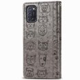thumbnail image 4 of Étui à Rabat pour FOXDOCK OPPO A52 / A72 / A92, Chat Chien en Relief PU Cuir avec Fentes pour Cartes, Support, 4 of 6