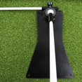 thumbnail image 3 of Golf Swing Trainer Practice Plate Durable Metal Practice Tool for Alignment Stick Hitting Mat Indoor Backyard Outdoor Training black, 3 of 5