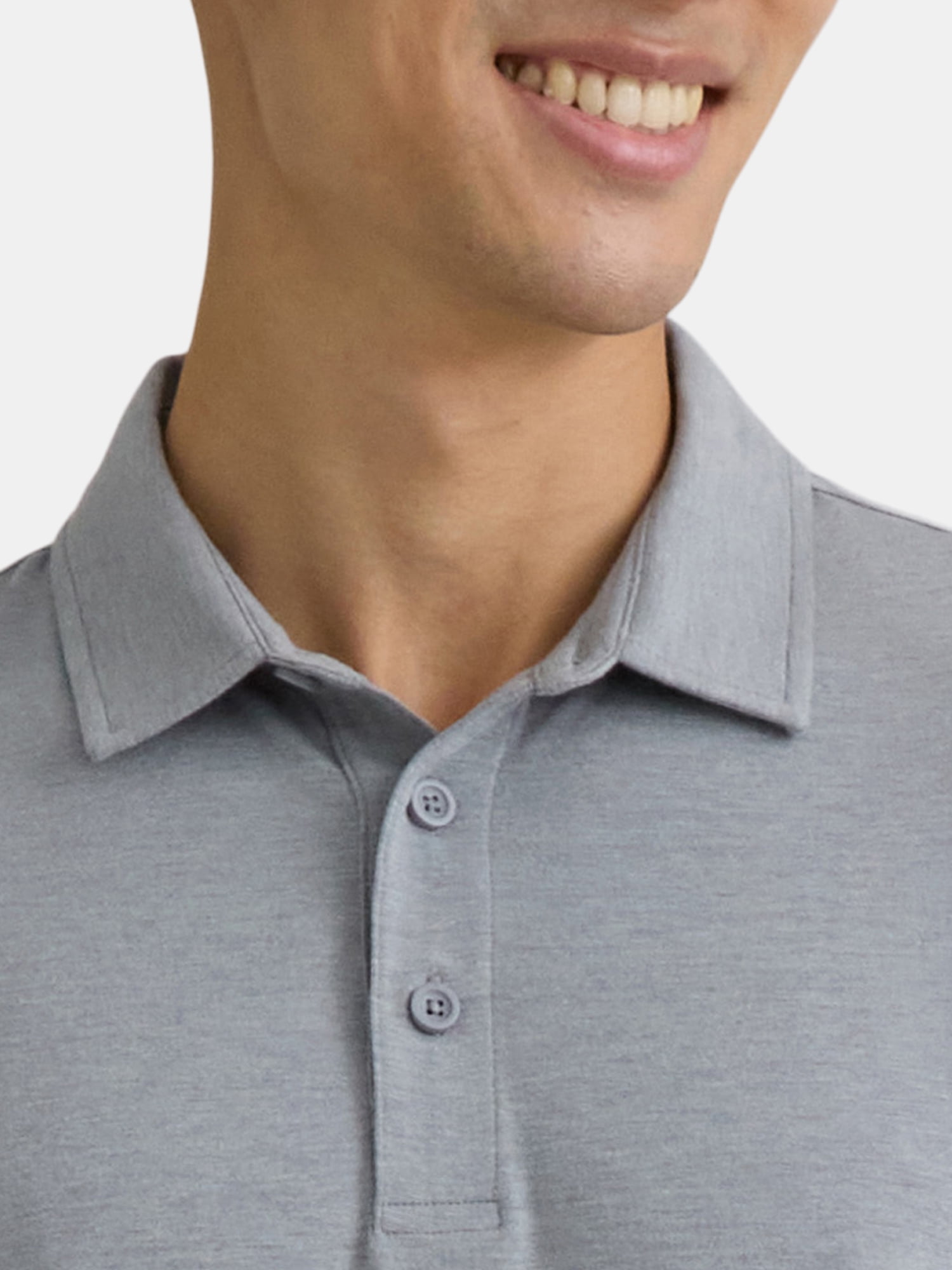 George Men's & Big Men's Poly Polo with Short Sleeves, Sizes S-3XL
