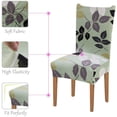 thumbnail image 2 of Printed Dining Chair Slipcovers Washable Softness Elastic Installation Chair Protector Banquet Chair Seat Cover for Hotel and Wedding Ceremony(Colour19,Set of 4), 2 of 7