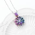 thumbnail image 3 of Personlized Lotus with Heart Urn for Ashes Cremation Jewelry for Ashes Urn Necklace Lockets for Human Ashes Pet Ashes Necklace, 3 of 5