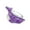 Purple, variant on Trendy Resin Jewelry Ring with Intricate Dolphin Detailing Finger Accessory Lightweight Daily Wear Accessories