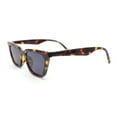 thumbnail image 3 of Womens Retro Vintage Style Horn Rim Cat Eye Hipster Sunglasses Tortoise - Black, 3 of 4