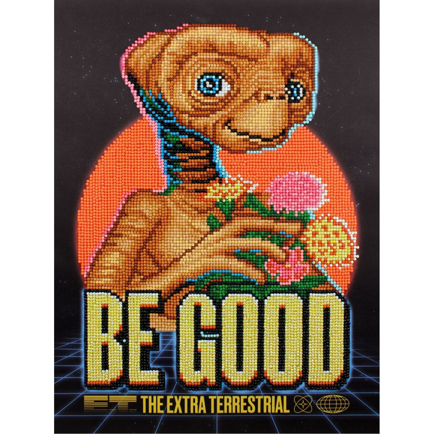 Diamond Painting Kit Intermed ET Be Good