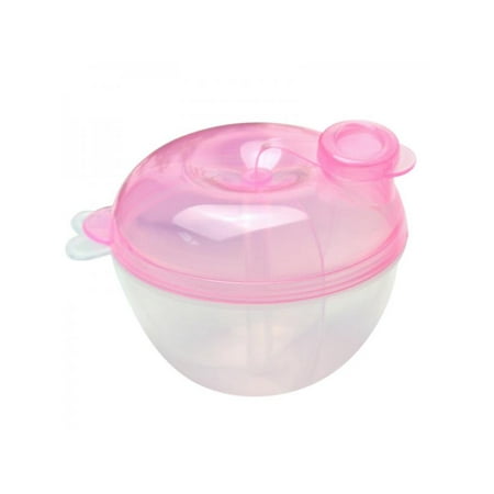 - Lavaport 3 Dose Baby Infant Travel Milk Feeding Powder Box Round Shape Dispenser Container