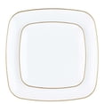 thumbnail image 1 of 32 Piece Plastic Plates Set, 16 Dinner Plates 10 Inch, 16 Salad Plates 7 Inch, Elegant Disposable Dinnerware Party Plates Holiday Christmas Thanksgiving Heavyweight Tableware - Posh Setting, 1 of 5