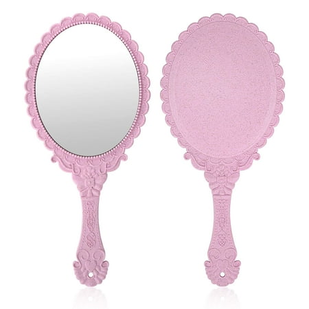Vintage Handheld Mirror Small Cute, How To Hang Hand Held Mirrors On The Wall