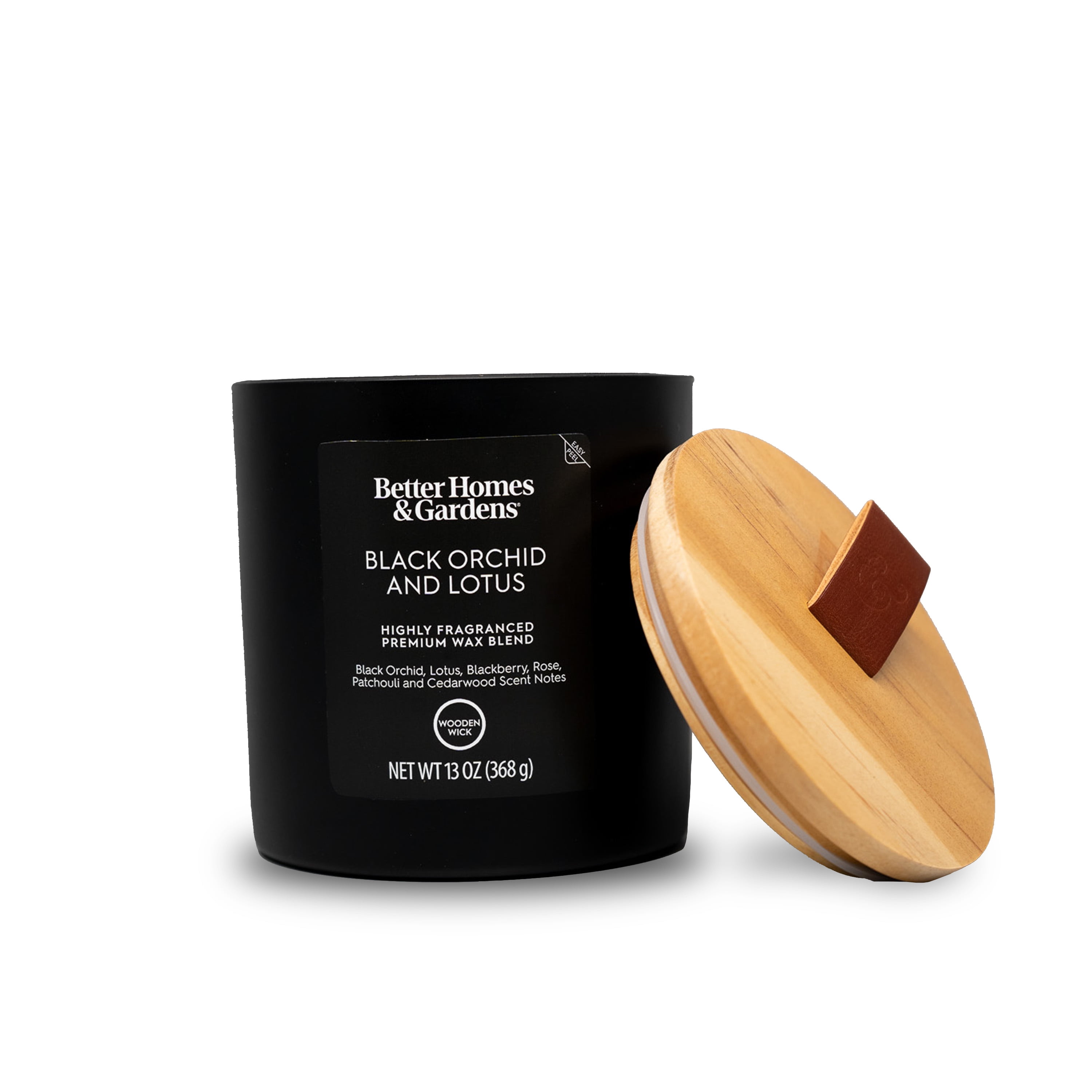 Better Homes & Gardens 13oz Black Orchid and Lotus Scented Wooden Wick Jar Candle  (图4) Better Homes & Gardens 13oz Black Orchid and Lotus Scented Wooden Wick Jar Candle  (图4)
