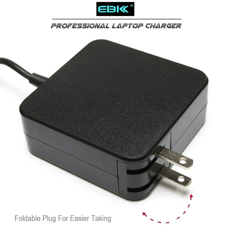 EBK 19V 3.42A 65W Laptop Charger AC Power Adapter for ASUS X551C, X551CA,  X552L, X554LP, X555LA, X555SJ, R554L, R557LP,P/N:ADP-45BW ADP-65JH BB
