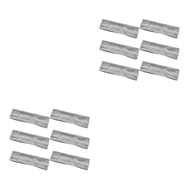 Diademas elásticas deportivas Sonducket 6 piezas Color sólido para mujeres y niñas Gris 2Conjunto
