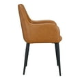 thumbnail image 3 of Moe's Home Collection Cantata Dining Chair Tawny Vegan Leather-M2, 3 of 5
