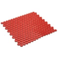 thumbnail image 3 of Cirkel 11.46 in. x 12.4 in. Glossy Red Porcelain Mosaic Wall and Floor Tile (9.87 sq. ft./case) (10-pack), 3 of 6