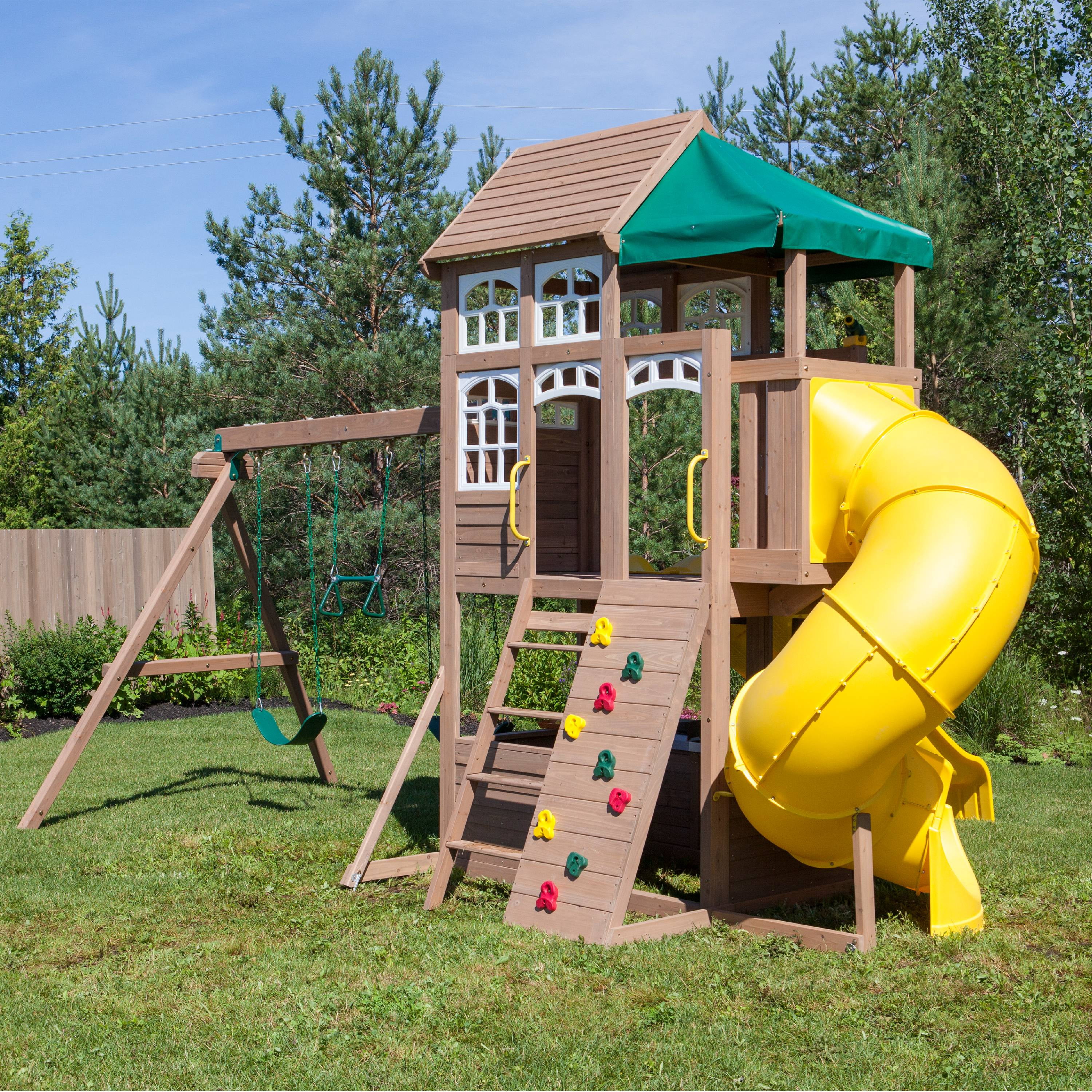 cedar summit by kidkraft lookout extreme playset