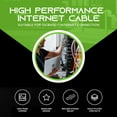 thumbnail image 4 of GearIT Pre-Terminated Cat 6 Ethernet Cables for Home & Office Network, Black 14-ft 10 Pack, 4 of 9