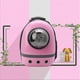thumbnail image 4 of Veeki Mochila para mascotas Mochila de burbujas Paquete frontal para gato Cachorro Perro Cápsula Mochila espacial, Transportín para mascotas para viajes Senderismo Caminar Acampar., 4 of 5