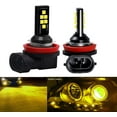 thumbnail image 1 of LAICAIW 2x H11 H8 LED Fog Light Bulb Advanced 3030 SMD Bright Colorful Daytime Running DRL Lamp, Golden Yellow, 1 of 7