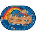 thumbnail image 2 of Carpets for Kids 74007 Alphabet Noah Rug- 7 ft. 8 in. x 10 ft. 10 in., 2 of 5