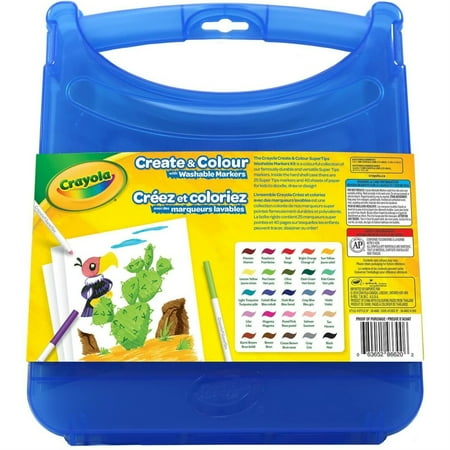 Crayola Create & Colour Super Tips Washable Markers Kit