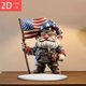 thumbnail image 4 of Independence Day Ornament 2D Decoration Home Living Room Foyer Handicraft Ornament, 4 of 6