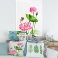 thumbnail image 3 of Designart 'Ancient Pink Lotuses In The Pond III' Traditional Framed Art Print, 3 of 4