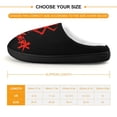 thumbnail image 2 of Berserk Logo Kid's Cotton Slippers Winter Warm Soft Plush Slippers with Rubber Sole Non-Slip Indoor Outdoor Slip on Shoes Fluffy House Slippers For Boys Girls Teen, 2 of 8