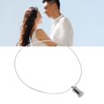thumbnail image 5 of Joyería De Cremación, Forma De Torre Que Se Puede Abrir, Collar De Urna Interior Vacía Unisex, Medallón Colgante De Perfume Para Recuerdo ANGGREK Descripción de la referencia, 5 of 5