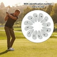 thumbnail image 3 of 12 Pieces/Set Golf Club Head Covers Spare Parts Portable Decorative Sleeve Attachment for Learner Beginner White, 3 of 8