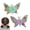 Purple+Green, variant on 2026 New 3D Flying Butterfly Hairpin – Sparkly Rhinestone Barrettes with Moving Wings |   Adorable Hair Accessories for Girls