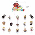 thumbnail image 4 of 36Pcs Dog Birthday Decorations Dog Birthday Party Supplies Puppy Party Favors, 1 Pc Happy Birthday Banner 1 Pc Backdrop 18 Pcs Dog Balloons and 16 Pcs Cake Toppers for Kid Dog Lover, 4 of 7