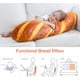 thumbnail image 3 of Almohada de varita de almohada de 100 cm, almohada de pan, lumbar suave, juguete de peluche divertido de comida para almohada, fondo de fotografía, almohada de respaldo de sofá, decoración del hogar, 3 of 5