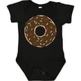 thumbnail image 3 of Inktastic Chocolate Donut, Doughnut, Glaze, Icing, Sprinkles Boys or Girls Baby Bodysuit, 3 of 5