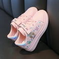 thumbnail image 4 of Zapatos blancos para niños, zapatillas planas informales de cuero de caña baja para niñas de 3 a 12 años, zapatillas de estilo coreano para primavera, 4 of 5