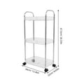 thumbnail image 3 of Shisuyan Multi-Tier Rolling Salon Cart Multi-Functional Storage Trolley Reusable Hair Salon Organizer, 3 of 9