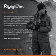 RefrigiWear Mens Iron-Tuff® Coveralls with Hood