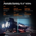 thumbnail image 3 of Laptop Gamer Thunderobot 911X Intel Core I7 13620H  RTX 5060 15.6'' FHD 165Hz 16GB RAM 512GB SSD Gris, 3 of 9