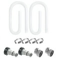 thumbnail image 2 of Pool Filter Hose Replacement Kit, 1.25" 6 Foot Hose 2 Pack with Adapters, Clamps, Durable, Connections, Leak-Resistant, Universal Compatibility, 2 of 6