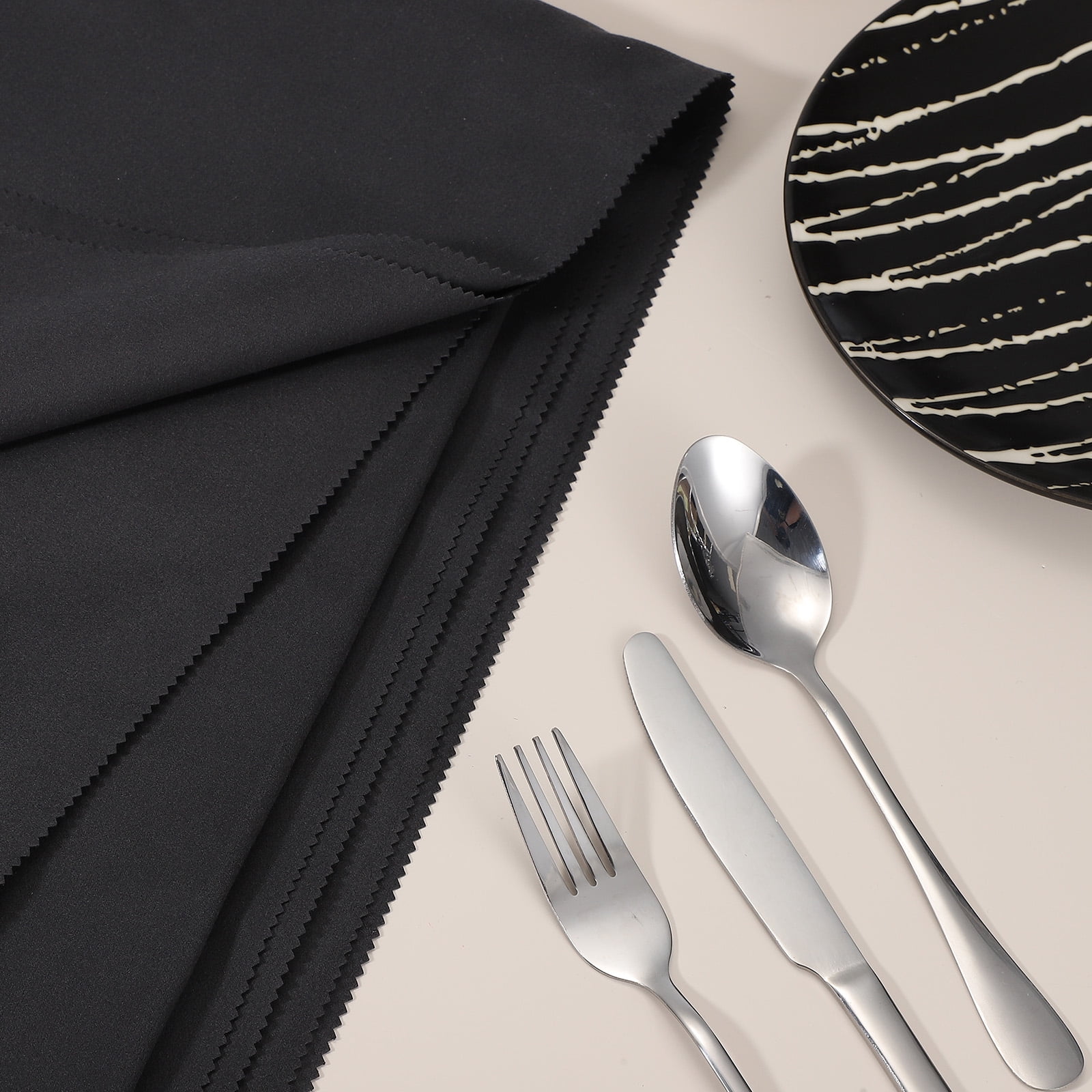 Uxcell 2Pcs Anti-Tarnish Silver Cloth, 6.6 x 3.3 ft Polishing Cloth, Black