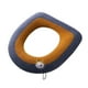 thumbnail image 1 of Funda de cojín para el asiento del váter, almohadilla impermeable gruesa y de felpa, 42x37cm, diseño de cremallera, asiento de baño lavable todo tipo de estación, suave, engrosado y esponjoso, 1 of 1