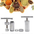 thumbnail image 2 of Ginger Press Ergonomic Handle Detachable High Strength Leakproof Easy to Squeeze Multipurpose Zinc Alloy T-Shaped Garlic Crusher Press Tool-rx, 2 of 5