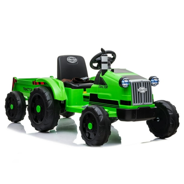 Urhomepro Remote Control Ride On Toy Tractors For Kids 12v Electric Car Rc Toy Tractor With