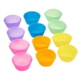 thumbnail image 4 of YYKihy Pack Of 12 Reusable Silicone Cups Cake Paper Cup Dessert Baking Pans Liners Cups Liners Cake Dessert, 4 of 7