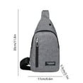 thumbnail image 2 of Admvng Sling Bag for Men Women Shoulder Backpack Chest Bags Crossbody Daypack, 2 of 5